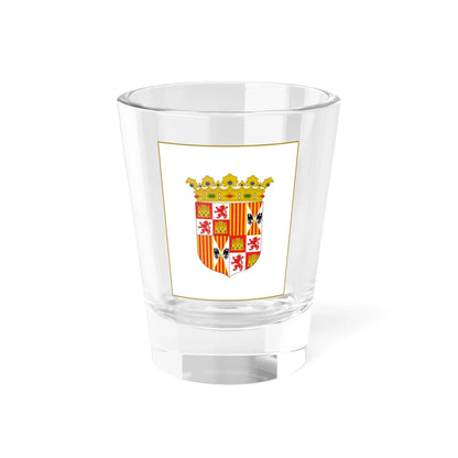 Royal Banner of the Catholic Monarchs Until 1492 (Spain) Shot Glass 1.5oz 1.5oz - Go Mug Yourself