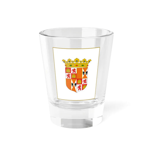 Royal Banner of the Catholic Monarchs Until 1492 (Spain) Shot Glass 1.5oz 1.5oz - Go Mug Yourself