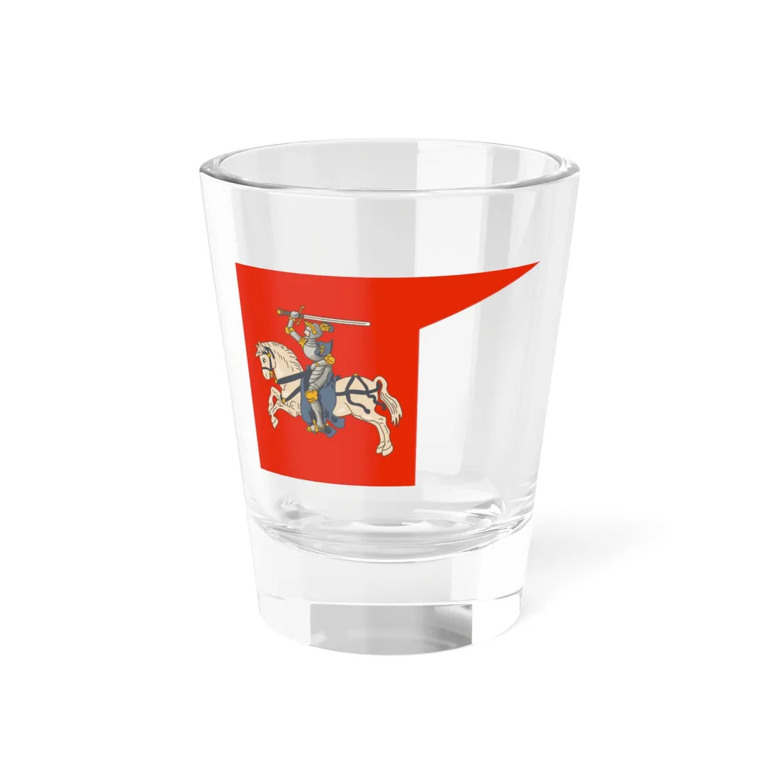 Royal banner of the Grand Duchy of Lithuania (Lithuania) Shot Glass 1.5oz 1.5oz - Go Mug Yourself