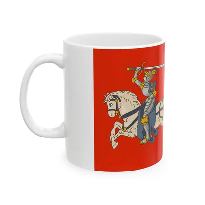 Royal banner of the Grand Duchy of Lithuania (Lithuania) White Coffee Mug - Go Mug Yourself