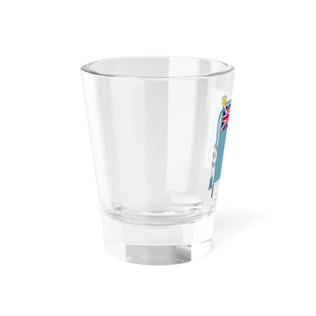 Royal Banner RAF King Charles III with Tudor crown (United Kingdom) Shot Glass 1.5oz - Go Mug Yourself