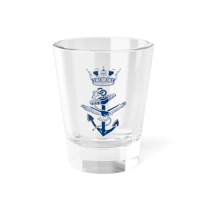 Royal Canadian Navy badge (Canada) (Coat of Arms) Shot Glass 1.5oz 1.5oz - Go Mug Yourself
