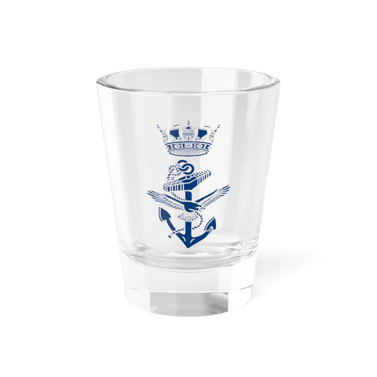 Royal Canadian Navy badge (Canada) (Coat of Arms) Shot Glass 1.5oz 1.5oz - Go Mug Yourself