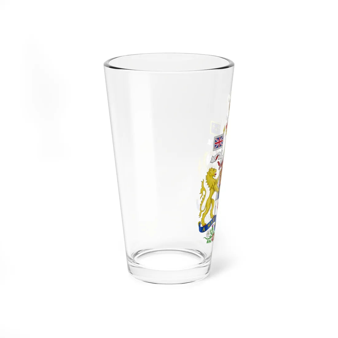 Royal Coat of arms of Canada 1957-1994 (Canada) (Coat of Arms) Pint Glass 16oz - Go Mug Yourself