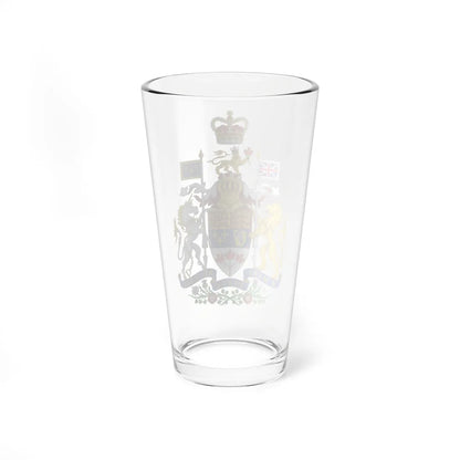 Royal Coat of arms of Canada 1957-1994 (Canada) (Coat of Arms) Pint Glass 16oz - Go Mug Yourself