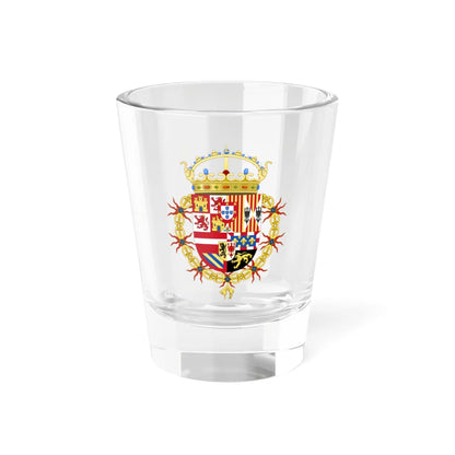 Royal Coat of Arms of Cordoba of Veracruz (Costa Rica) (Coat of Arms) Shot Glass 1.5oz 1.5oz - Go Mug Yourself