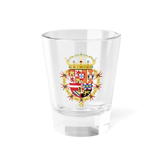 Royal Coat of Arms of Cordoba of Veracruz (Costa Rica) (Coat of Arms) Shot Glass 1.5oz 1.5oz - Go Mug Yourself