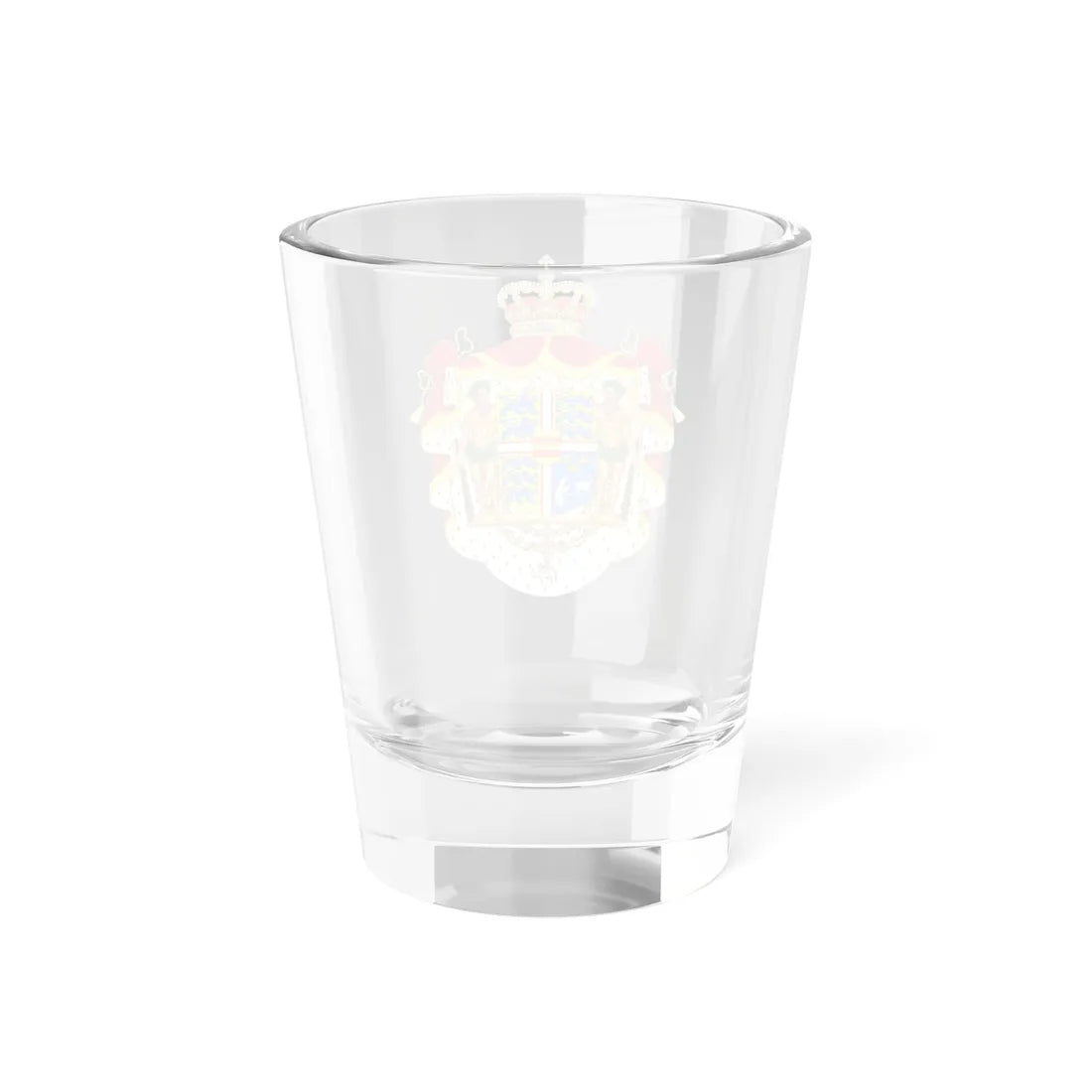 Royal coat of arms of Denmark 1972-2024 (Denmark) (Coat of Arms) Shot Glass 1.5oz - Go Mug Yourself