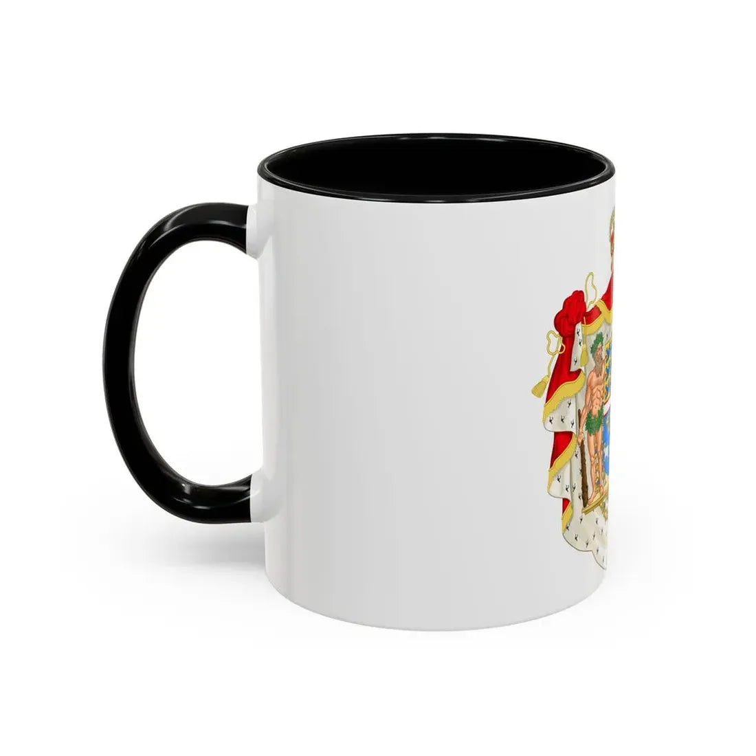Royal coat of arms of Denmark - Accent Coffee Mug - Go Mug Yourself