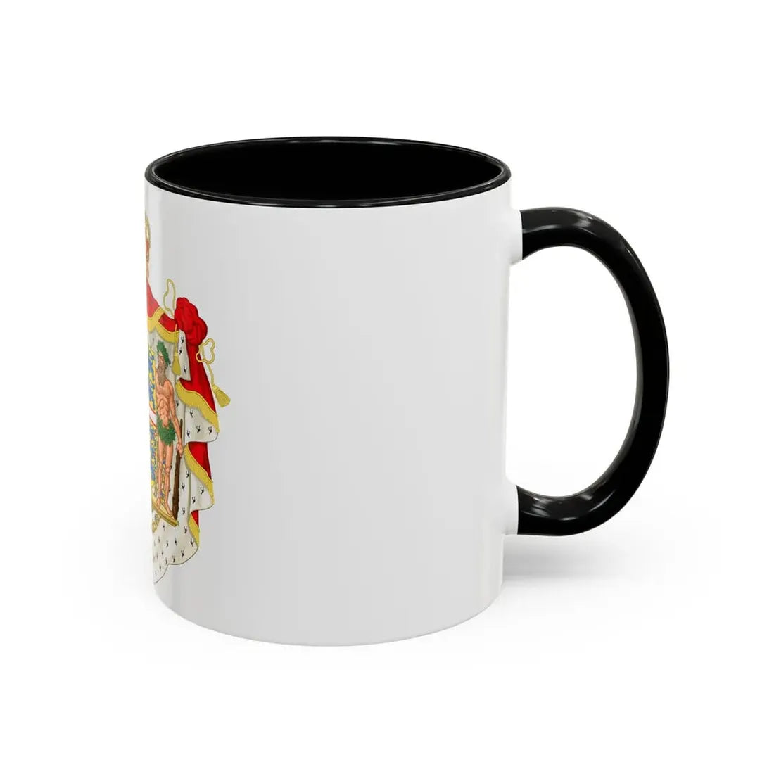 Royal coat of arms of Denmark - Accent Coffee Mug - Go Mug Yourself