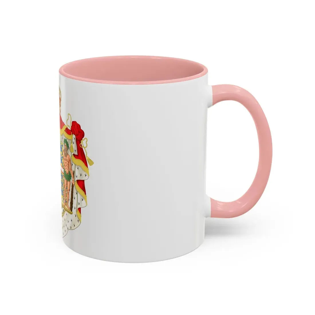 Royal coat of arms of Denmark - Accent Coffee Mug - Go Mug Yourself