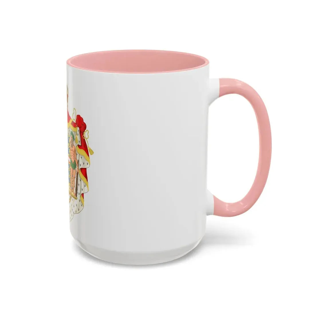 Royal coat of arms of Denmark - Accent Coffee Mug - Go Mug Yourself