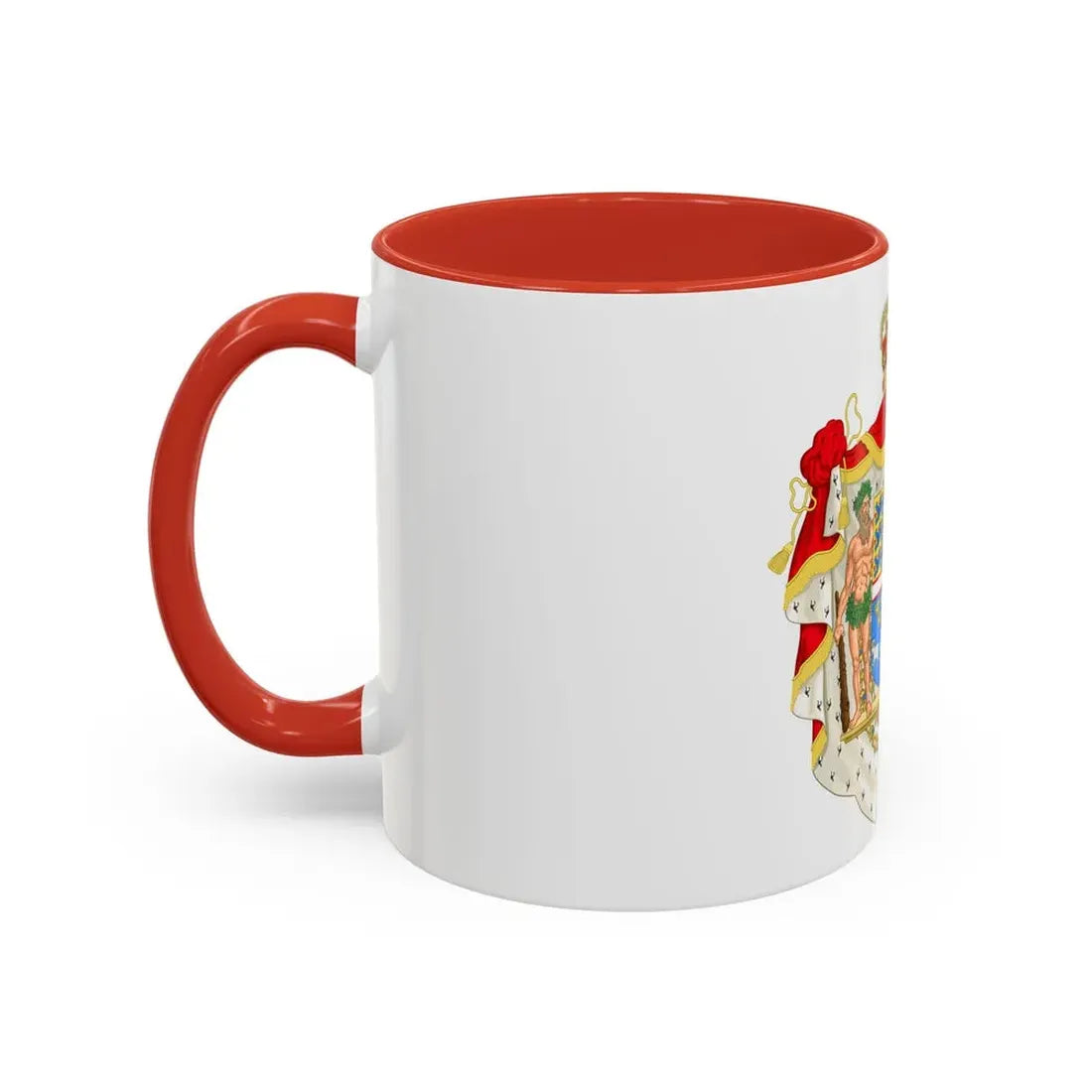Royal coat of arms of Denmark - Accent Coffee Mug - Go Mug Yourself