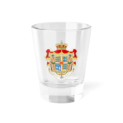 Royal coat of arms of Denmark - Shot Glass 1.5oz 1.5oz - Go Mug Yourself