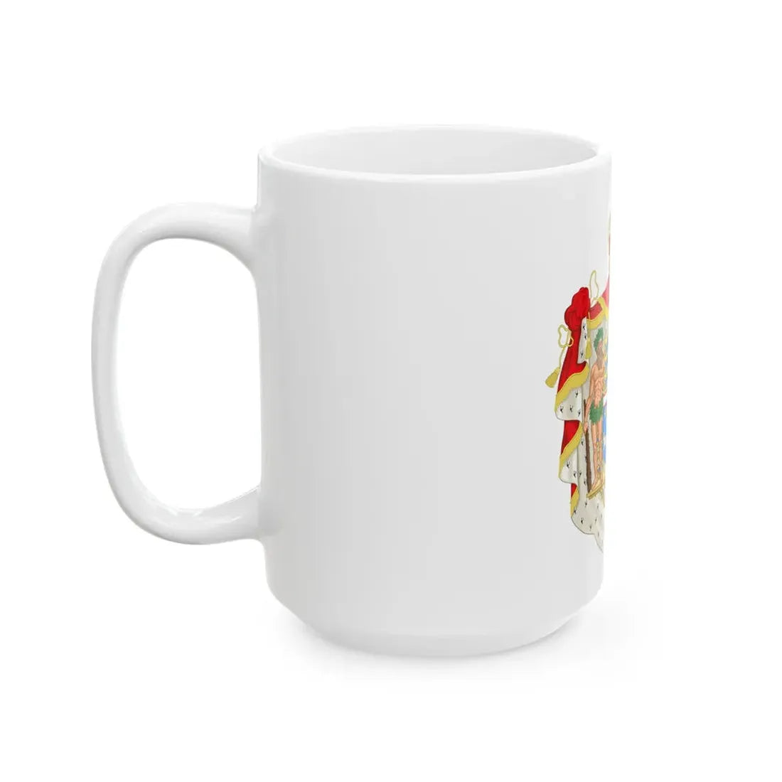 Royal coat of arms of Denmark - White Coffee Mug - Go Mug Yourself