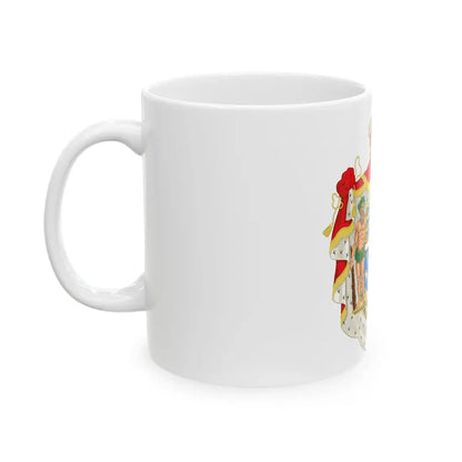 Royal coat of arms of Denmark - White Coffee Mug - Go Mug Yourself