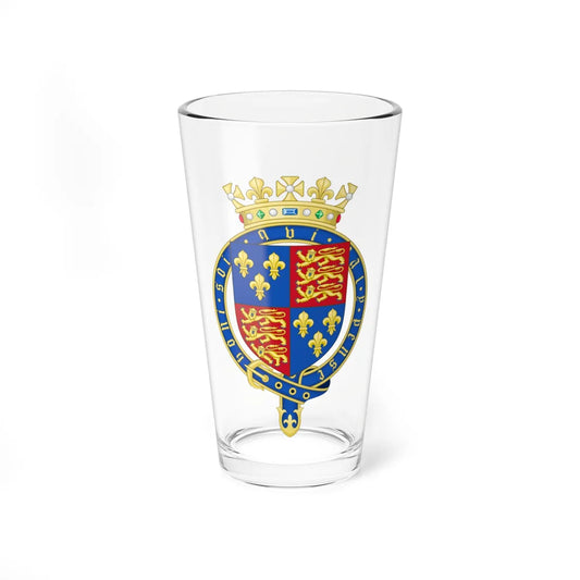 Royal Coat of Arms of England 1399-1603 (England) (Coat of Arms) Pint Glass 16oz 16oz - Go Mug Yourself