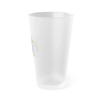 Royal Coat of Arms of France - Frosted Pint Glass 16oz - Go Mug Yourself