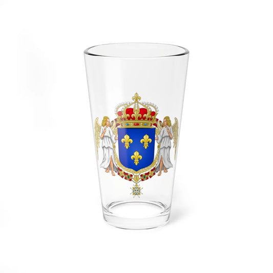 Royal Coat of Arms of France - Pint Glass 16oz-16oz-Go Mug Yourself