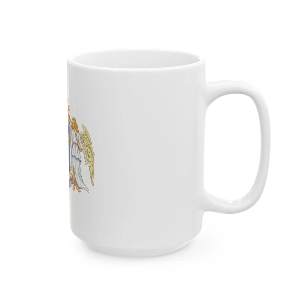 Royal Coat of Arms of France - White Coffee Mug-Go Mug Yourself