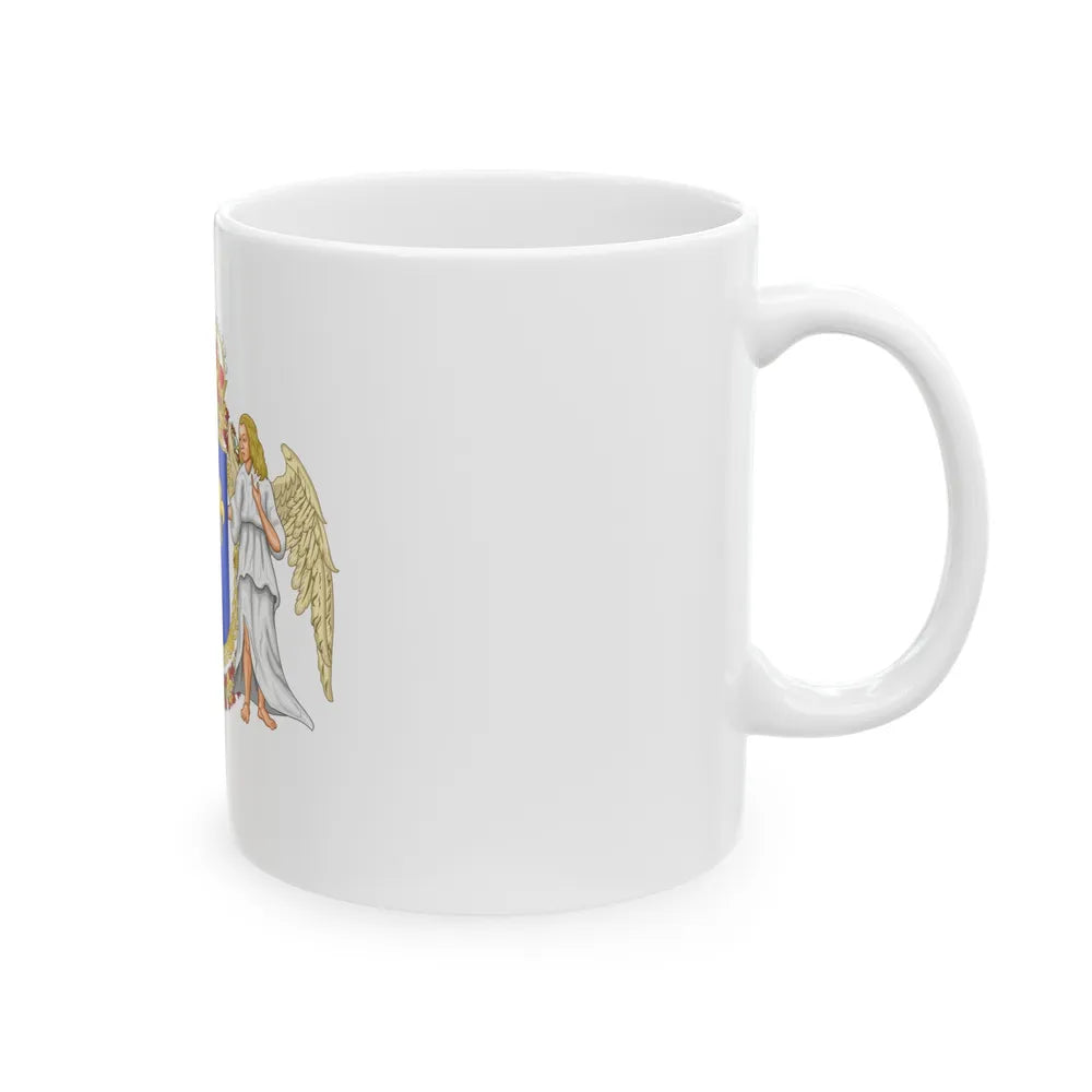 Royal Coat of Arms of France - White Coffee Mug-Go Mug Yourself