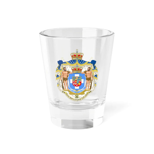 Royal Coat of Arms of Greece 1863-1936 (Greece) (Coat of Arms) Shot Glass 1.5oz 1.5oz - Go Mug Yourself