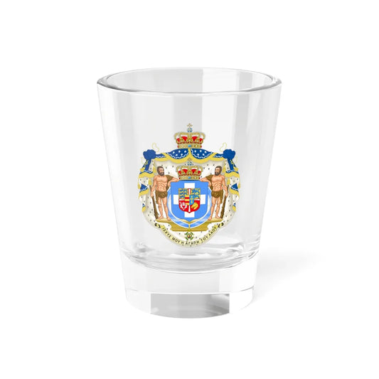 Royal Coat of Arms of Greece (1863-1936) - Shot Glass 1.5oz 1.5oz - Go Mug Yourself