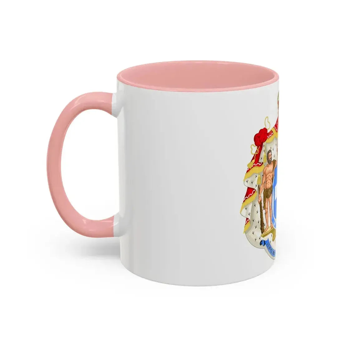Royal Coat of Arms of Greece (blue cross) - Accent Coffee Mug - Go Mug Yourself