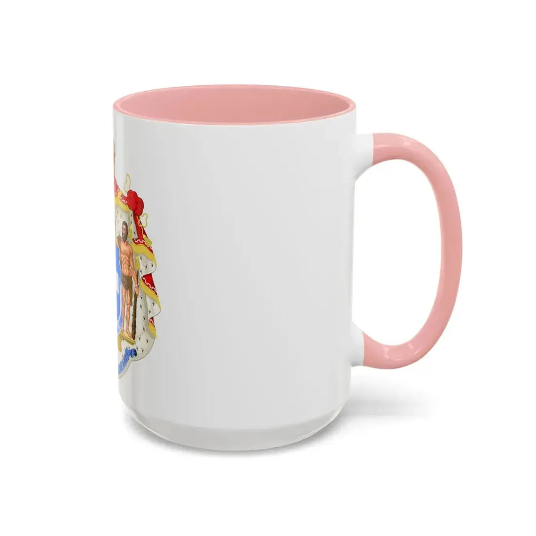 Royal Coat of Arms of Greece (blue cross) - Accent Coffee Mug - Go Mug Yourself