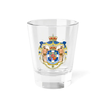 Royal Coat of Arms of Greece (Greece) (Coat of Arms) Shot Glass 1.5oz 1.5oz - Go Mug Yourself