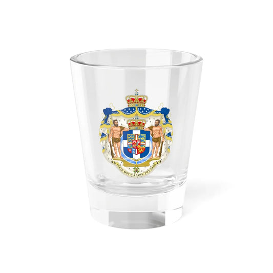 Royal Coat of Arms of Greece - Shot Glass 1.5oz 1.5oz - Go Mug Yourself
