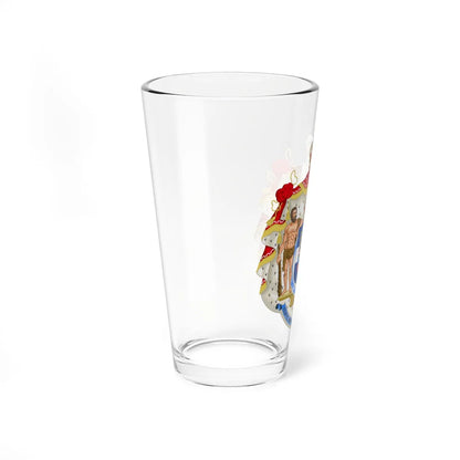 Royal Coat of Arms of Greece variant (Greece) (Coat of Arms) Pint Glass 16oz - Go Mug Yourself
