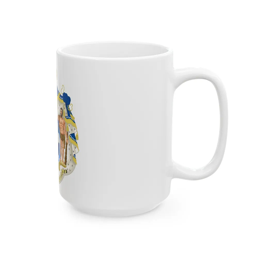 Royal Coat of Arms of Greece - White Coffee Mug-Go Mug Yourself