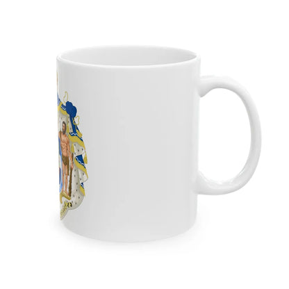 Royal Coat of Arms of Greece - White Coffee Mug-Go Mug Yourself