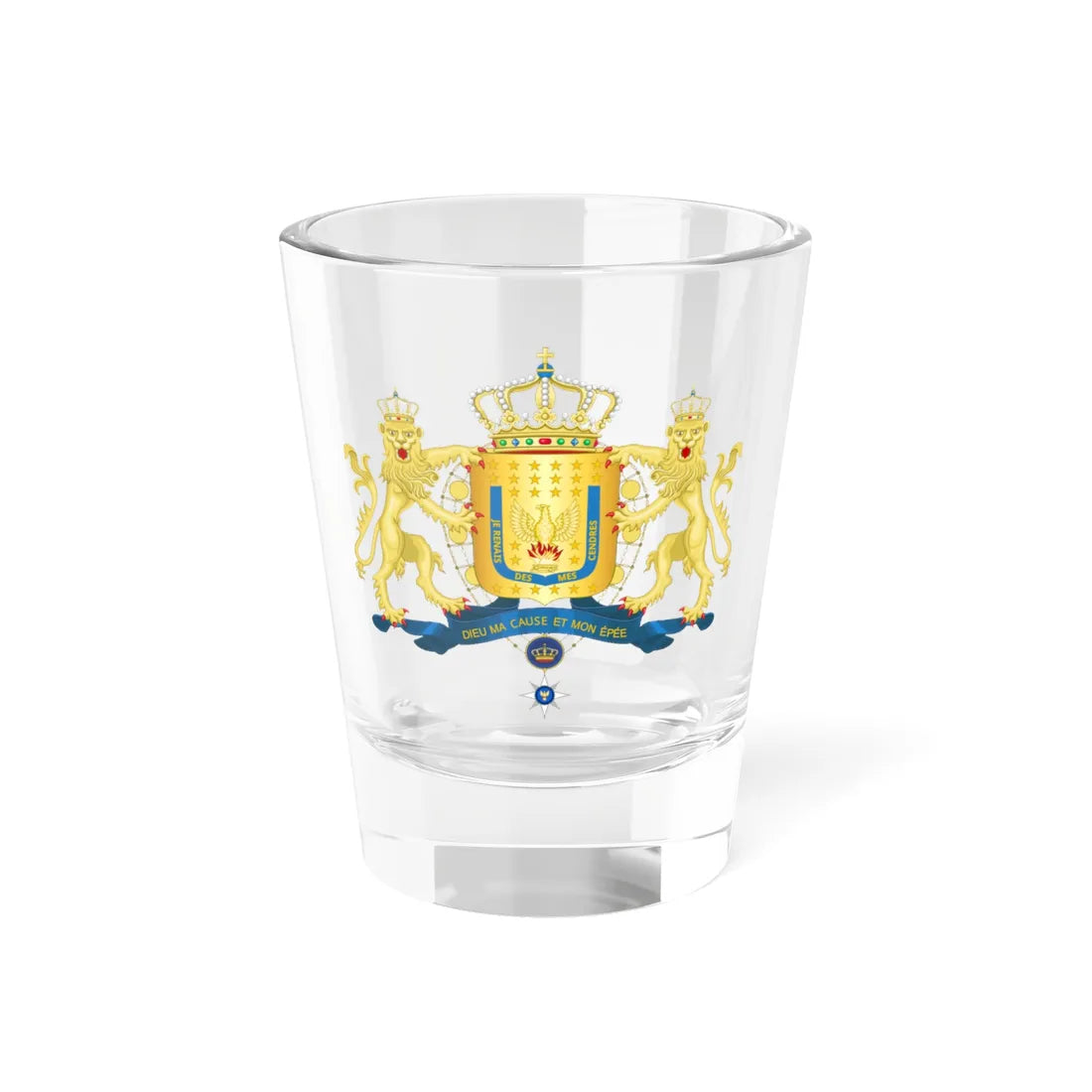 Royal Coat of arms of Haiti 1811-1814 (Haiti) (Coat of Arms) Shot Glass 1.5oz 1.5oz - Go Mug Yourself