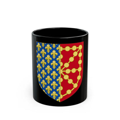 Royal Coat of Arms of Navarre (1285-1328) - Black Coffee Mug-11oz-Go Mug Yourself