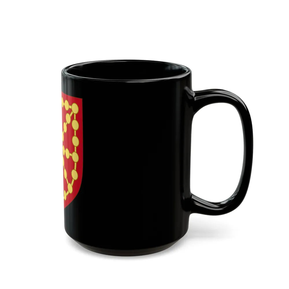 Royal Coat of Arms of Navarre (1285-1328) - Black Coffee Mug-Go Mug Yourself