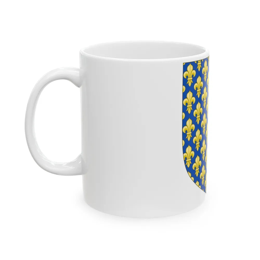 Royal Coat of Arms of Navarre (1285-1328) - White Coffee Mug-Go Mug Yourself