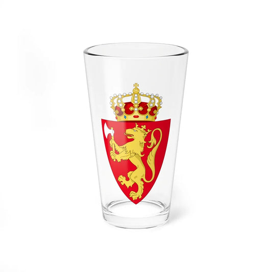 Royal coat of arms of Norway - Pint Glass 16oz-16oz-Go Mug Yourself