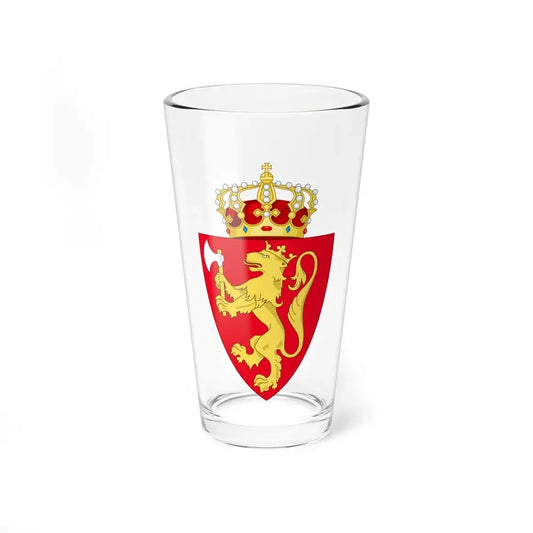 Royal coat of arms of Norway - Pint Glass 16oz 16oz - Go Mug Yourself