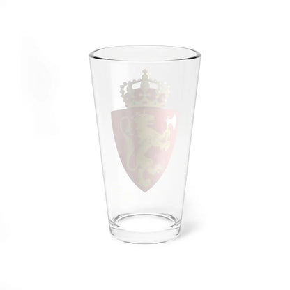 Royal coat of arms of Norway - Pint Glass 16oz-Go Mug Yourself