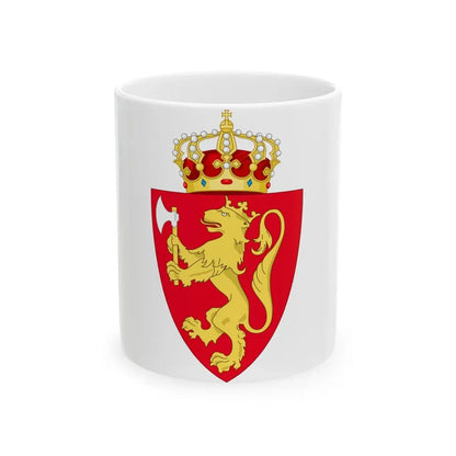 Royal coat of arms of Norway - White Coffee Mug 11oz - Go Mug Yourself