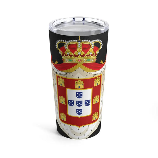 Royal Coat of Arms of Portugal with Mantle - Tumbler 20oz 20oz - Go Mug Yourself