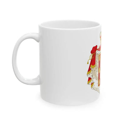 Royal Coat of Arms of Portugal with Mantle - White Coffee Mug - Go Mug Yourself