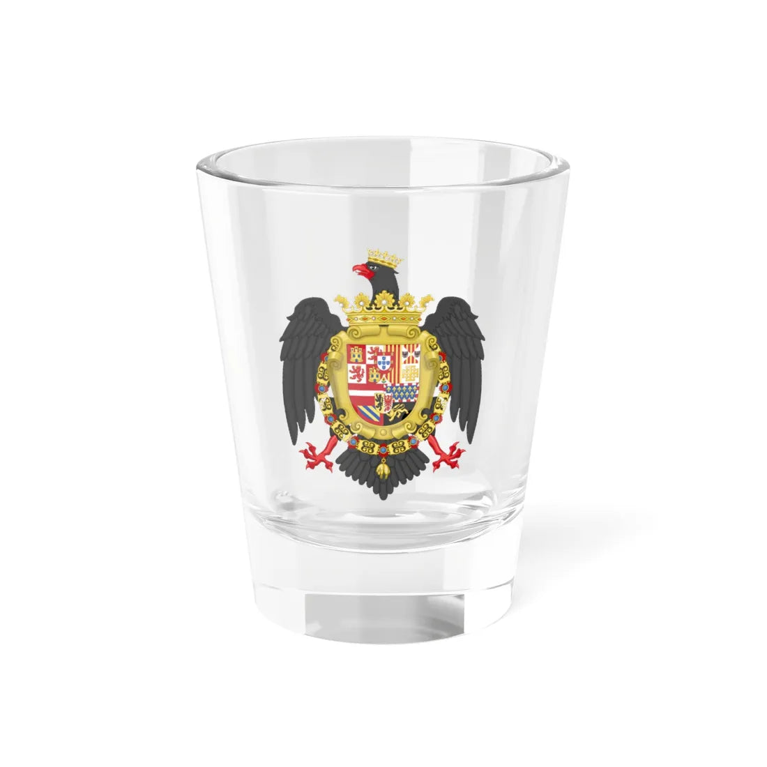 Royal Coat of Arms of Sicily 1580-1700 (Italy) (Coat of Arms) Shot Glass 1.5oz 1.5oz - Go Mug Yourself