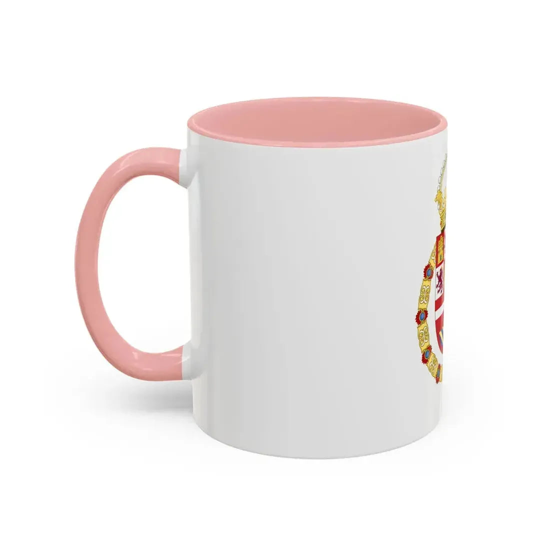 Royal Coat of Arms of Spain (1580-1668) - Accent Coffee Mug - Go Mug Yourself