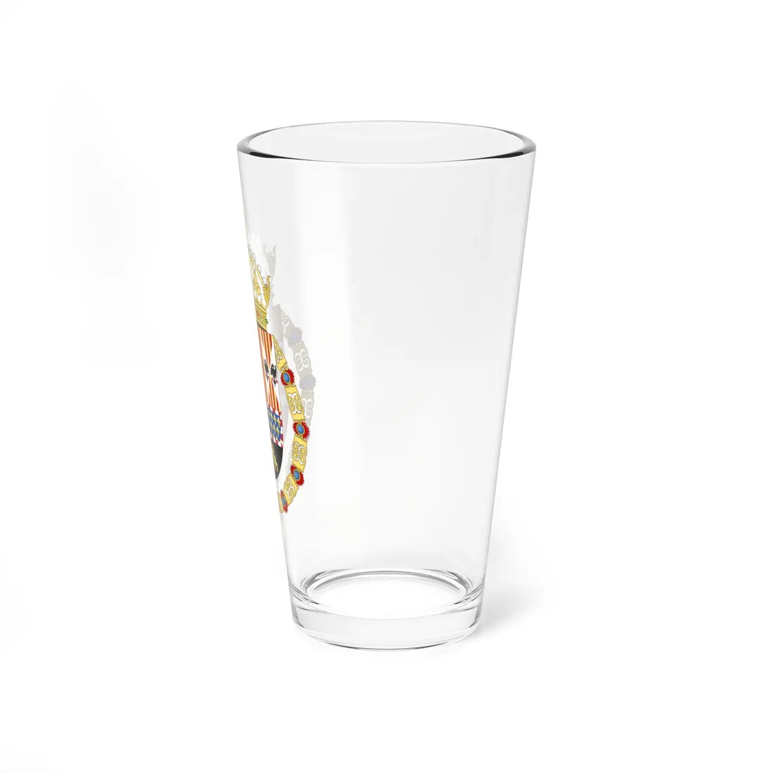 Royal Coat of Arms of Spain 1580-1668 - Navarre Variant (Portugal) (Coat of Arms) Pint Glass 16oz - Go Mug Yourself