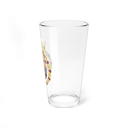 Royal Coat of Arms of Spain 1580-1668 - Navarre Variant (Portugal) (Coat of Arms) Pint Glass 16oz - Go Mug Yourself