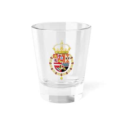 Royal Coat of Arms of Spain (1580-1668) - Shot Glass 1.5oz 1.5oz - Go Mug Yourself