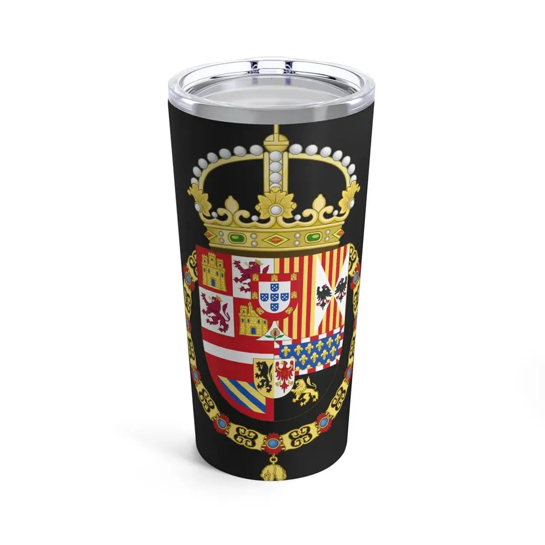 Royal Coat of Arms of Spain (1580-1668) - Tumbler 20oz 20oz - Go Mug Yourself